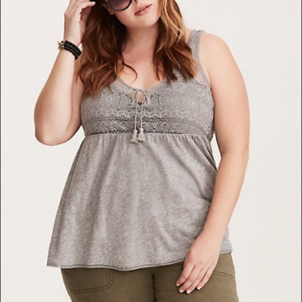 Torrid grey tank